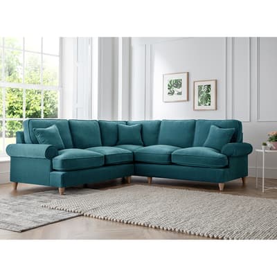 The Bromfield Corner Sofa, Manhattan Emerald