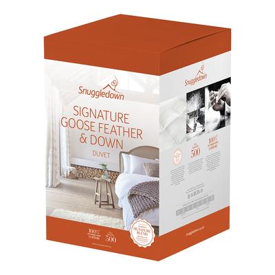 Goose Feather & Down All Season Duvet, 13.5 Tog, Single