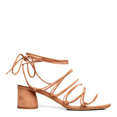 Beige Suede Austen Sandals