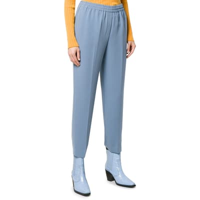 Blue Classic Easy Fit Trousers