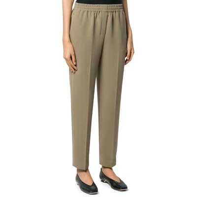 Green Classic Easy Fit Trousers