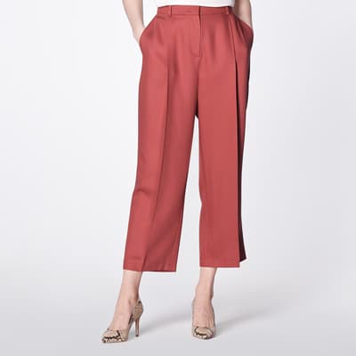 Red Irene Trousers