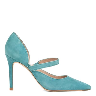 Light Blue Suede Florence Courts