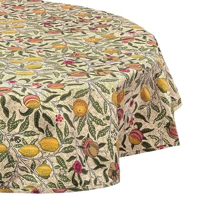 Circular Fruit Acrylic Tablecloth, 132cm