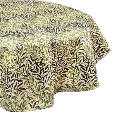 Willow Boughs Acrylic Round Tablecloth 132cm
