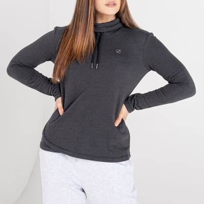 Grey Swoop Sweater