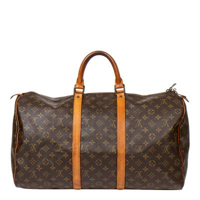 Brown Keepall Travel Bag 50