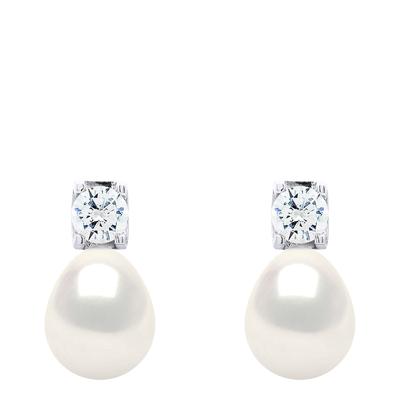 White Tahiti Pearl Earrings