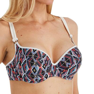 Tribal Print Elle Bikini Balcony Top