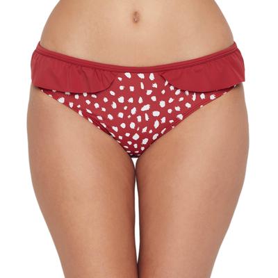 Brick Red Mila Frilled Brief