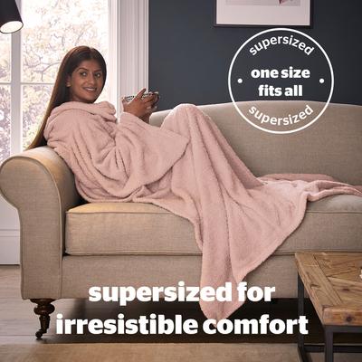 Snugsie Throw 153Cm X 203Cm, Blush