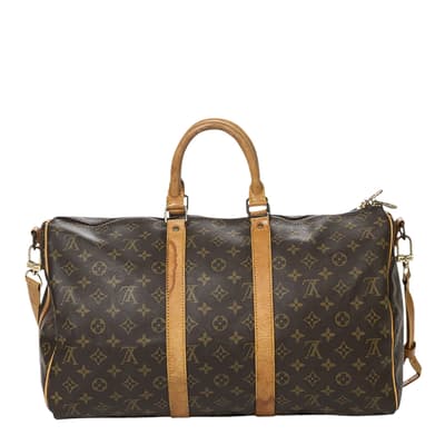 Brown Keepall Bandouliere