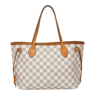 Ivory Check Neverfull Tote