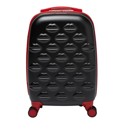 Black Red Lips Small Hardside Case