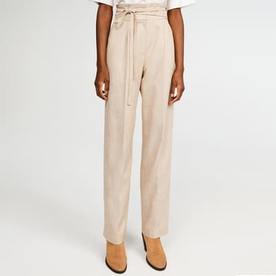 Beige Patcho Trousers