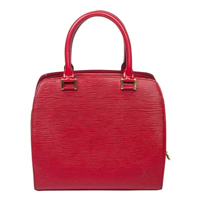 Vintage Red Pont-Neuf Handbag