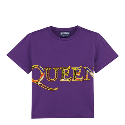 Boy's Purple Taon Queen Tour Tee Shirt