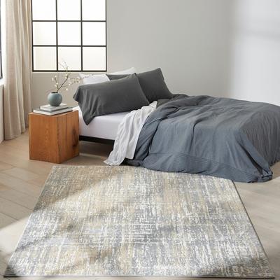 Enchanting 221x160cm Rug, Grey/Beige