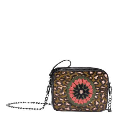 Khaki Hypnotic Rosace Crossbody