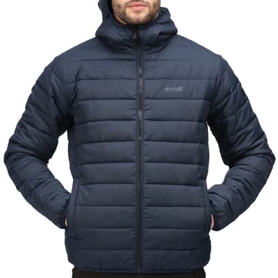 Navy Insulated Quilted Jacket