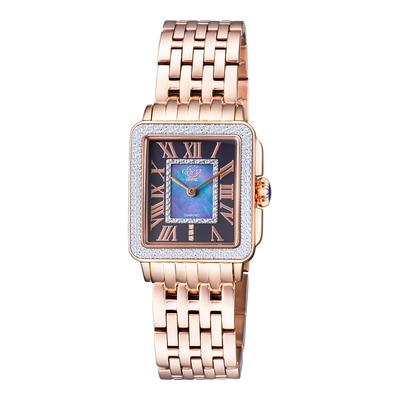 Women's Rectangle Rose Gold Case