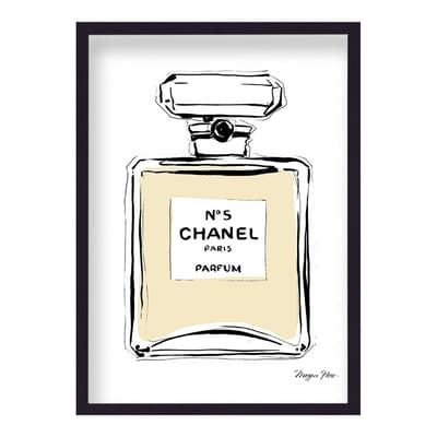 Chanel No.5 44x33cm Framed Print