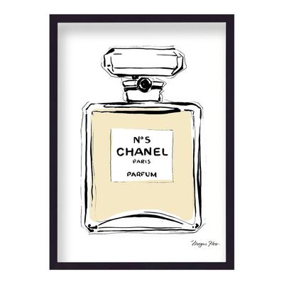 Chanel No.5 44x33cm Framed Print