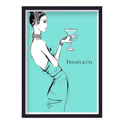 Tiffany Chic Cocktail Framed Print 44x33cm Framed Print