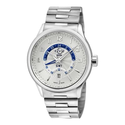 Men's Swiss Giromondo Silver Watch