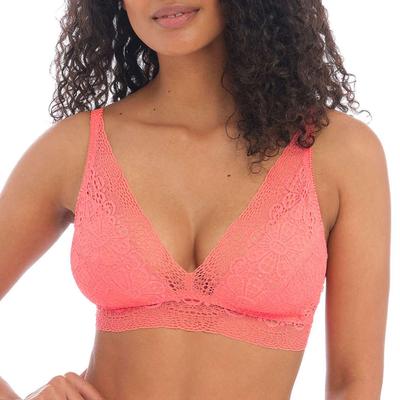 Hot Coral Erin Non Wired Bralette