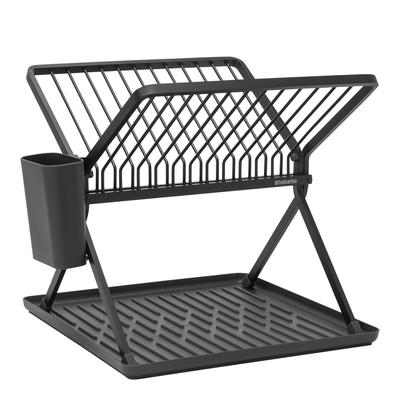 Black SinkSide Foldable Dish Rack