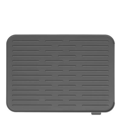 Black SinkSide Silicone Dish Drying Mat