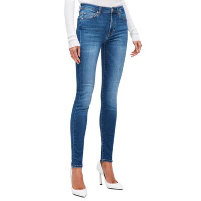 Mid Indigo Skinny Stretch Jeans