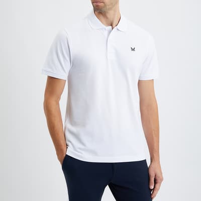 White Cotton Melbury Polo Shirt