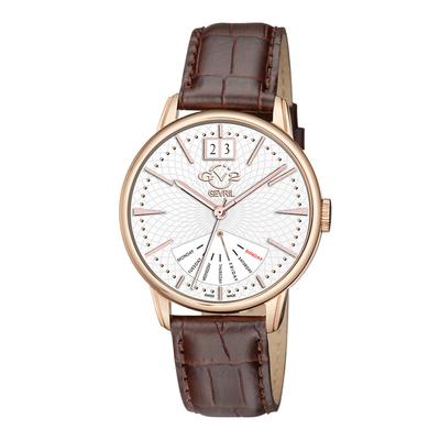 Men's GV2 Rovescio Brown Leather Watch