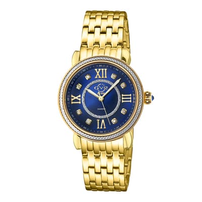 Women's GV2 Marsala Blue Bracelet Watch