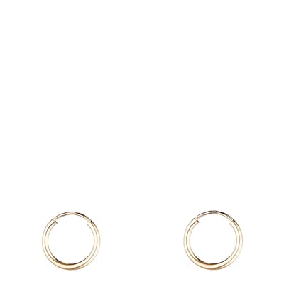 Gold "Creoles Simplicity" Earrings