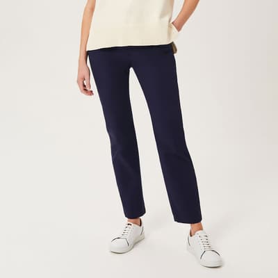 Navy Molly Chino Trousers