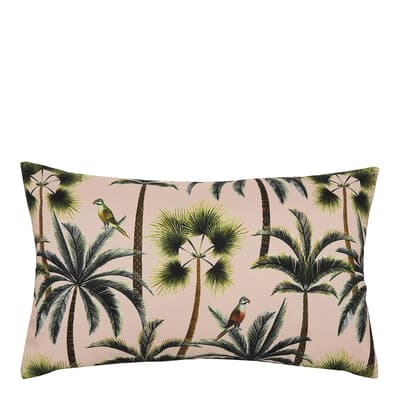 Palms 30x50cm Outdoor Cushion, Blush