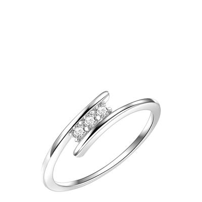 Sterling Silver Diamond Ring