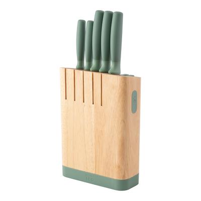 6 Piece LEO Forest Knife Block Set