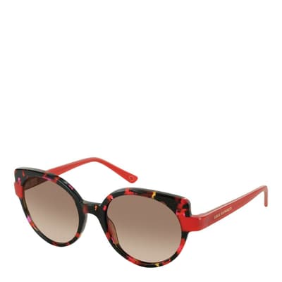 Women's Red Lulu Guiness Sunglasses 53mm