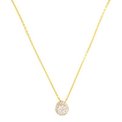 Gold My Brilliant' Diamond Pendant Necklace