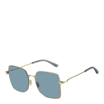 Women's Gold Jimmy Choo Sunglasses 58mm