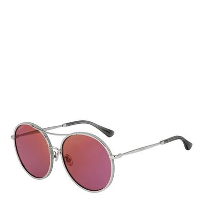 Women's Pink/Silver Jimmy Choo Sunglasses 60mm