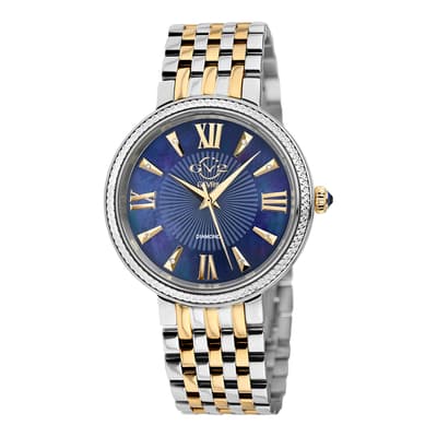 Women's Genoa Blue Two Tone Diamond Watch