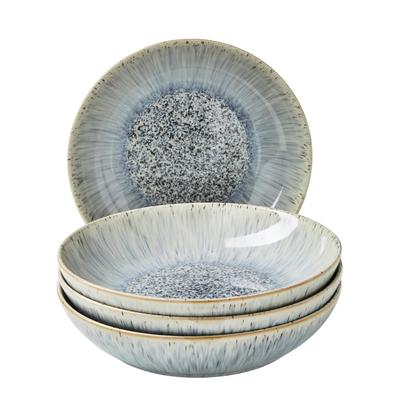Set of 4 Halo Speckle Pasta Bowls