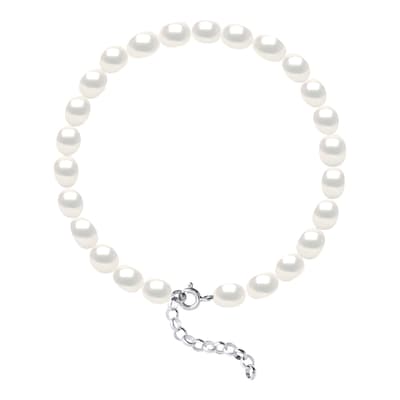Natural White Pearl Bracelet