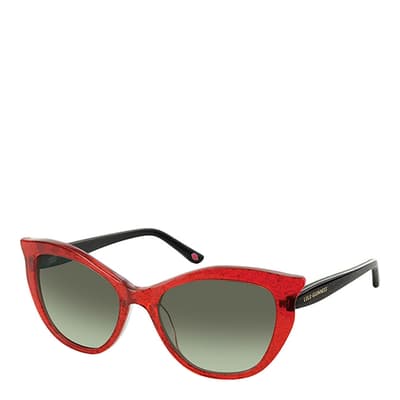 Women's Red Lulu Guiness Sunglasses 52mm