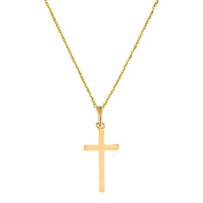 Gold "Cross Belief" Pendant